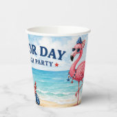 Labor Day-feestuitnodigingen Papieren Bekers (Links)