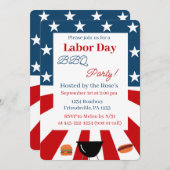labor day invitation kaart (Voorkant / Achterkant)