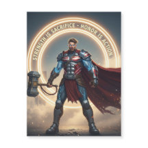 Labor Day Magnetische kaart – Kracht is Heilig