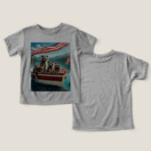 Labor Day Meer Escape (Ontwerp Voorkant & Achterkant)