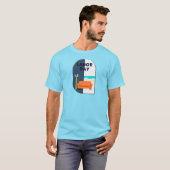 Labor Day Minimal Worker Relax Design T-shirt (Voorkant volledig)