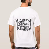 Labor Day monteur ontwerp T-shirt (Achterkant)
