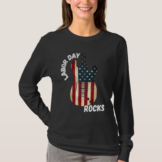 Labor Day Rocks T-shirt (Voorkant)
