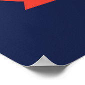 Labor Day USA Vlag Helm Feest Evenement Poster (Hoek)