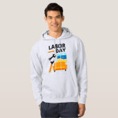Labor Day Work Hard Relax Design with Tools Hoodie (Voorkant volledig)