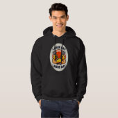 Labor Day Worker Badge Tools Design Hoodie (Voorkant volledig)