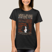 Labor & Delivery Registered Nurse Facts Tshirt (Voorkant)
