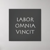Labor omnia vincit canvas afdruk (Voorkant)