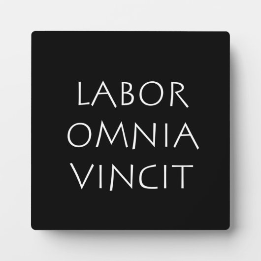 Labor omnia vincit fotoplaat (Voorkant)