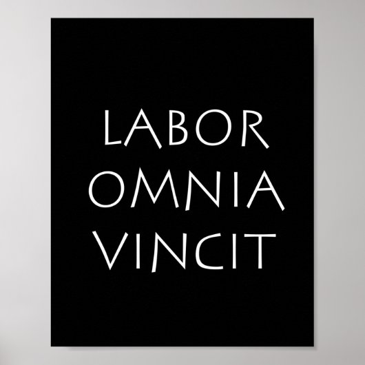 Labor omnia vincit poster (Voorkant)