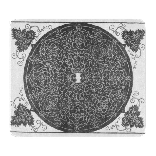 Laborate Knot Pattern (door Albrecht Dürer) Snijplank (Voorkant)