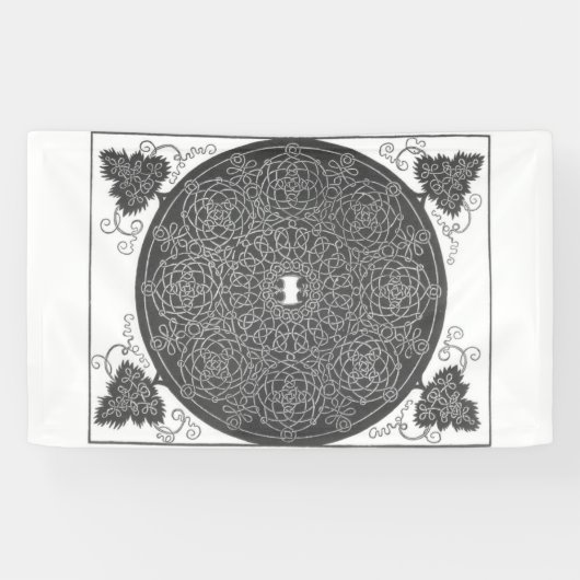 Laborate Knot Pattern (door Albrecht Dürer) Spandoek (Horizontaal)