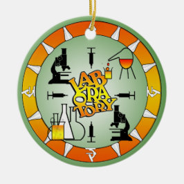 LABORATORIUM 4 SQUARE LOGO KERAMISCH ORNAMENT