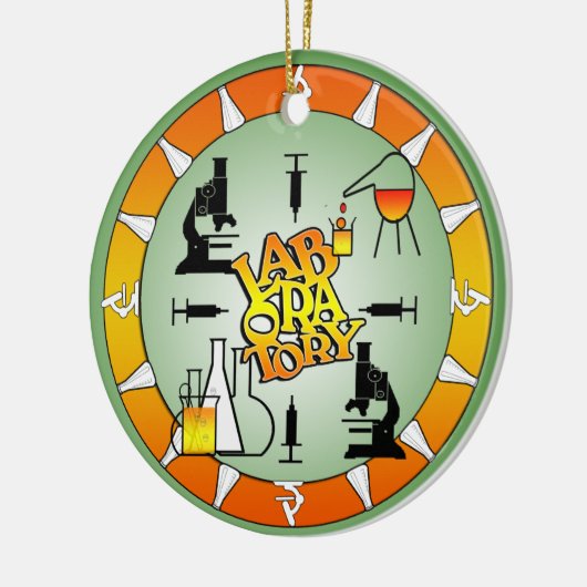 LABORATORIUM 4 SQUARE LOGO KERAMISCH ORNAMENT (Links)