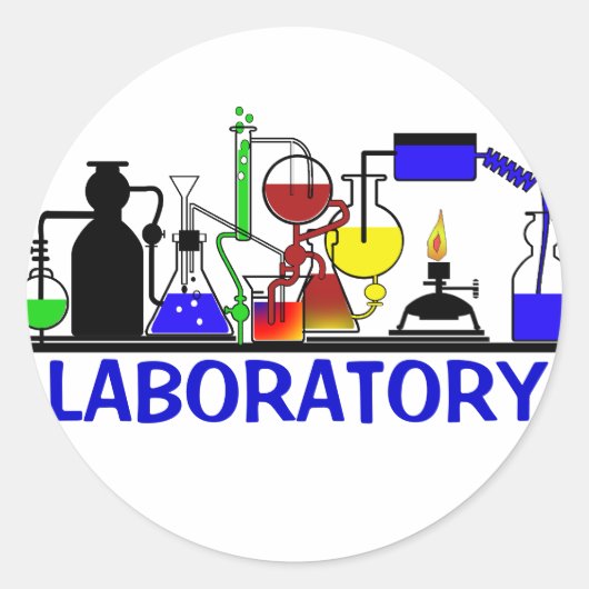 LABORATORIUM GLASWERK SETUP STICKERS (Voorkant)