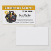 Laboratorium Handyman Home Repair Construction Visitekaartje (Voorkant / Achterkant)