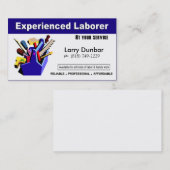 Laboratorium Handyman Home Repair Construction Visitekaartje (Voorkant / Achterkant)