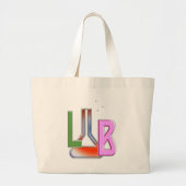 LABORATORIUM LAB FLASK LOGO GROTE TOTE BAG (Voorkant)
