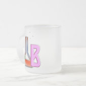 LABORATORIUM LAB FLASK LOGO MATGLAS KOFFIEMOK (Voorkant links)