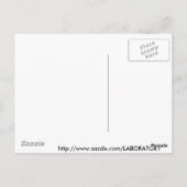 LABORATORIUM LABORATOORY LAB BIG RED LETTERS BRIEFKAART (Achterkant)