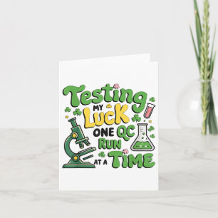 Laboratorium St Patrick's Day Lucky Charm Medical Kaart