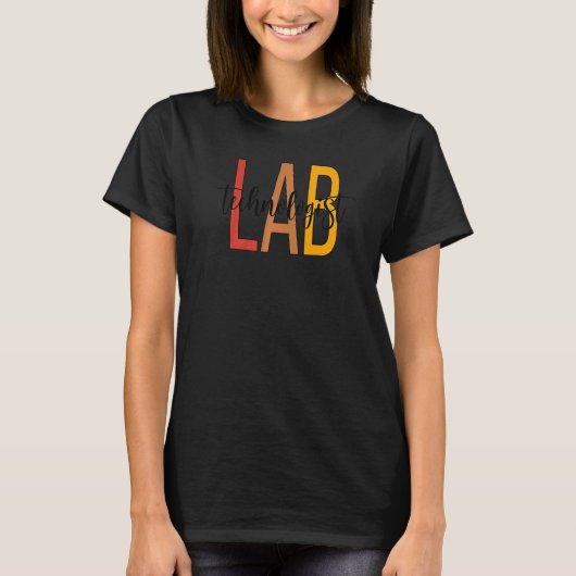 Laboratorium Tech Boho Laboratorium Technoloog T-shirt (Voorkant)