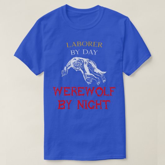 Laboratorium voor dag Werewolf voor nachtbanen T-shirt (Design voorkant)