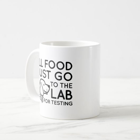 Laboratorium voor het testen koffiemok (Voorkant links)