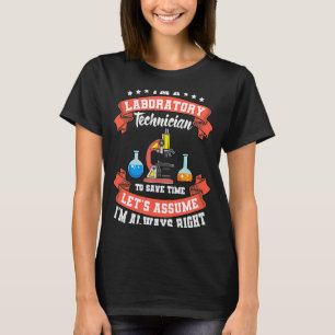 Laboratoriumassistent van Lab T-shirt