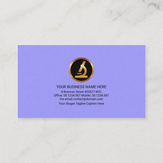 Laboratoriumberflessenstandaard Grenschemicus Visitekaartje (Achterkant)