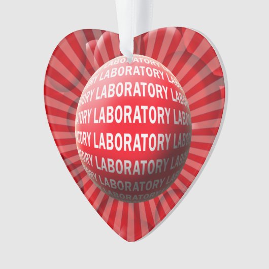 LABORATORIUMBLOEDORNAAM CHRISTMAS ORNAMENT (voorkant)