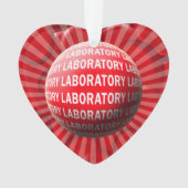 LABORATORIUMBLOEDORNAAM CHRISTMAS ORNAMENT (voorkant)