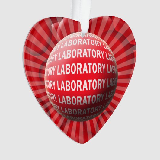 LABORATORIUMBLOEDORNAAM CHRISTMAS ORNAMENT (voorkant)