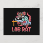 Laboratoriumchemicus voor Lab Tech Lab Rat Briefkaart (Voorkant)