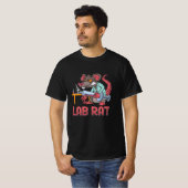 Laboratoriumchemicus voor Lab Tech Lab Rat T-shirt (Voorkant volledig)