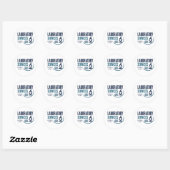 Laboratoriumdiensten Medisch Ronde Sticker (Vel)