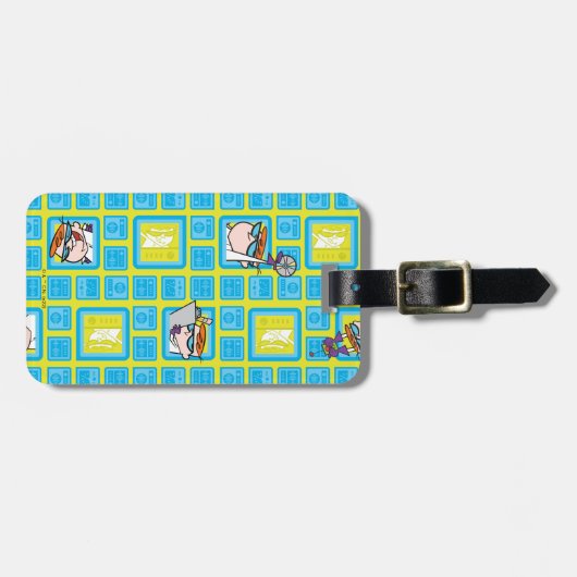 Laboratoriumexperimentatiepatroon van Dexter Bagagelabel (Voorkant horizontaal)