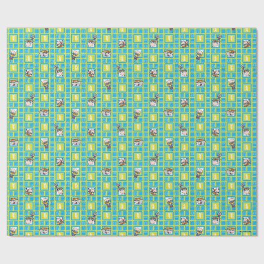 Laboratoriumexperimentatiepatroon van Dexter Cadeaupapier (Vlak)