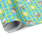 Laboratoriumexperimentatiepatroon van Dexter Cadeaupapier (Rol Hoek)