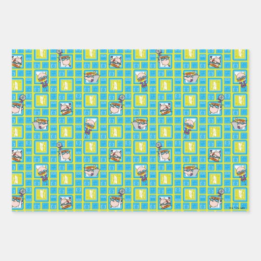 Laboratoriumexperimentatiepatroon van Dexter Inpakpapier Vel (Voorkant 3)