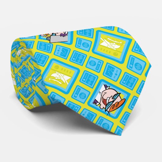 Laboratoriumexperimentatiepatroon van Dexter Stropdas (Opgerold)