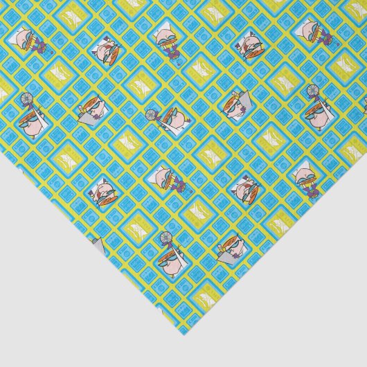 Laboratoriumexperimentatiepatroon van Dexter Tissuepapier (Detail)