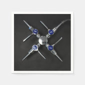 Laboratoriumgaskleppen op de laboratoriumbank servetten (Voorkant)