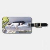 laboratoriumgroep slapen bagagelabel (Voorkant horizontaal)