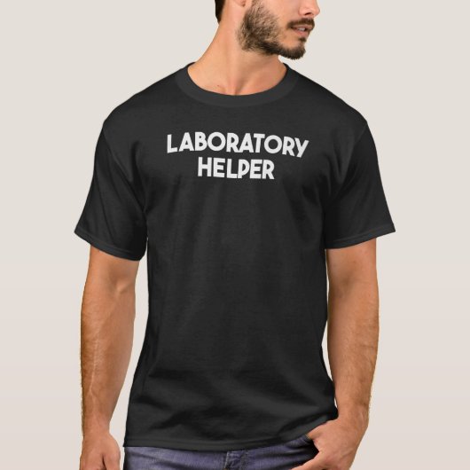 Laboratoriumhelper T-shirt (Voorkant)