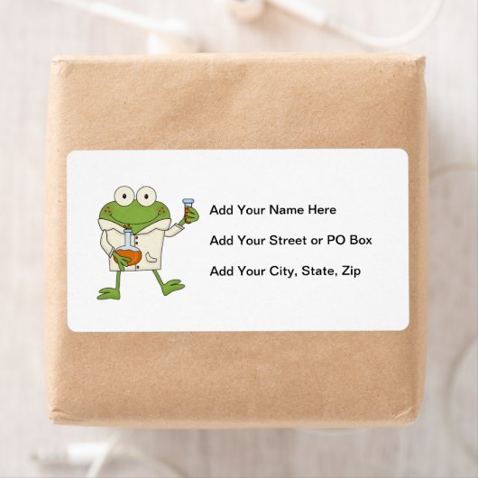 Laboratoriumkikker Etiket (Insitu)