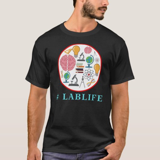 Laboratoriumleven T-shirt (Voorkant)