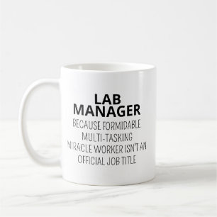 Laboratoriummanager Beker, Laboratoriummanager Cad Koffiemok