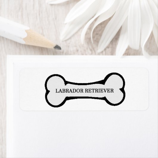 Laboratoriumnaam op bot etiket (Insitu)