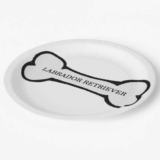 Laboratoriumnaam op bot papieren bordje (Gekanteld)